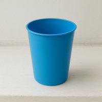 Vaso de plástico azul 24 cm